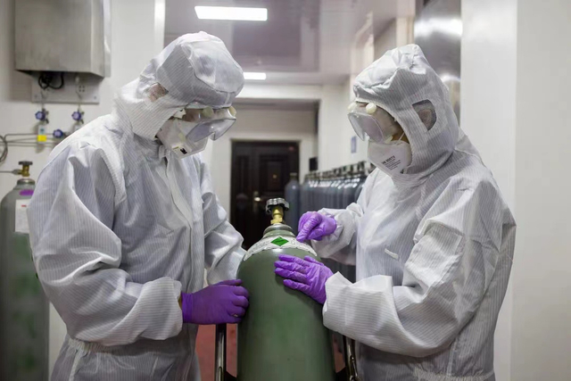 Neon gas fire measures